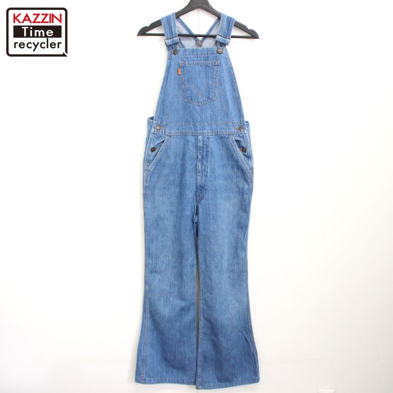 70s ヴィンテージ リーバイス Levi's オーバーオール 古着 ★ メンズ 表記31×37サイズ ライトブルー