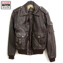 80s ヴィンテージ ALFREDO 無地 デザイン レザージャケット 古着 ★ メンズ Mサイズ相当 ダークブラウン(4)