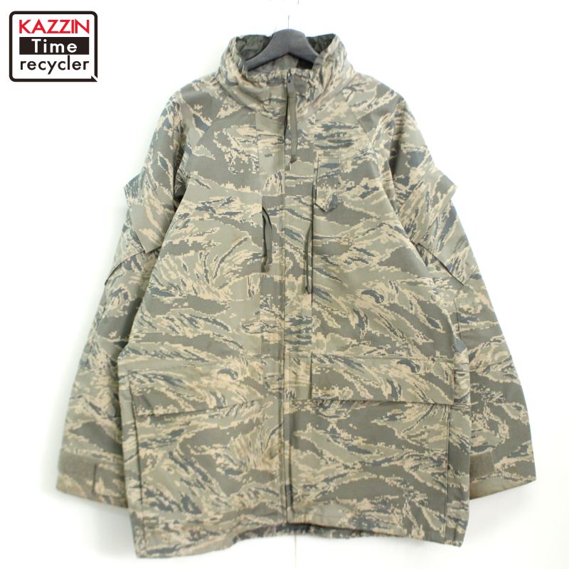 00s USA製 U.S.ARMY デジタルタイガーカモ ECWCS GEN3 LEVEL6 ゴアテックス ミリタリージャケット 古着 ★ メンズ XLサイズ相当 オーバーサイズ ベージュ