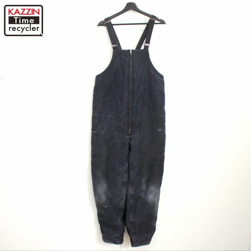 40s USA製 ヴィンテージ U.S.NAVY 裏地アルパカ デッキ ミリタリーパンツ 古着 ★ メンズ 表記Lサイズ ネイビー