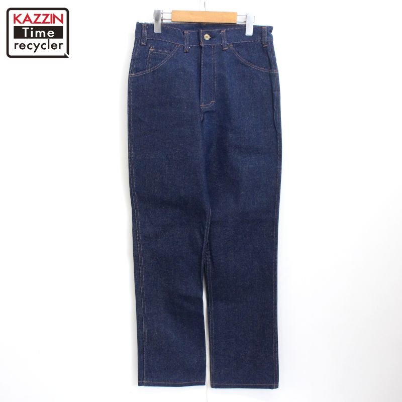 Rakuten - DEADSTOCK 80s USA製 ヴィンテージ SADDLEKINGPLUS BYKEY デニムパンツ 古着 ★ メンズ XS~Sサイズ相当 ブルー