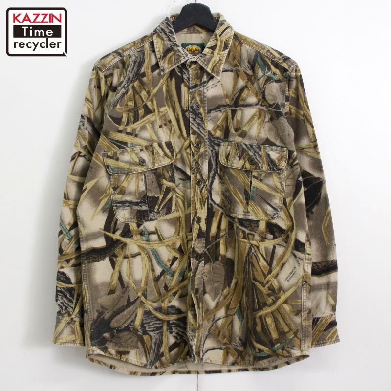 Rakuten - 00s カベラス Cabelas リアルツリーカモ シャモアクロス 長袖シャツ 古着 ★ メンズ 表記Mサイズ マルチカラー