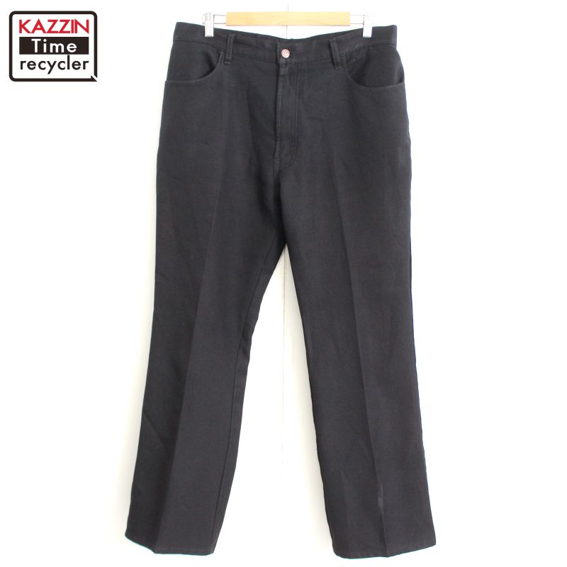 90s ヴィンテージ リーバイス Levi's スラックスパンツ 古着 ★ メンズ XLサイズ相当 ビッグサイズ オーバーサイズ ブラック