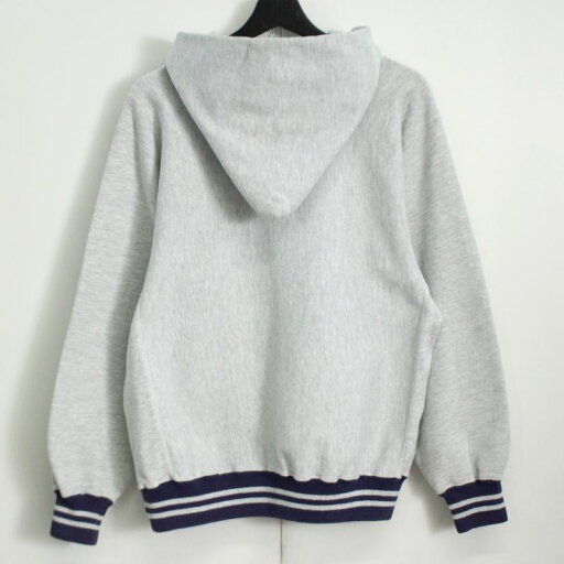 エントリーでP10倍! 90s USA製 ヴィンテージ チャンピオン Champion リバースウィーブスウェットパーカー 古着 ★ メンズ 表記Lサイズ グレー