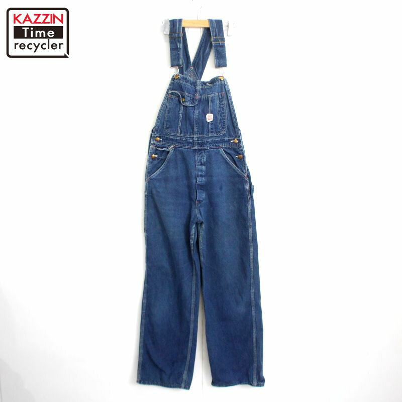 70s ヴィンテージ RED CAMEL デニム オーバーオール 古着 ★ メンズ ~XSサイズ相当 ブルー