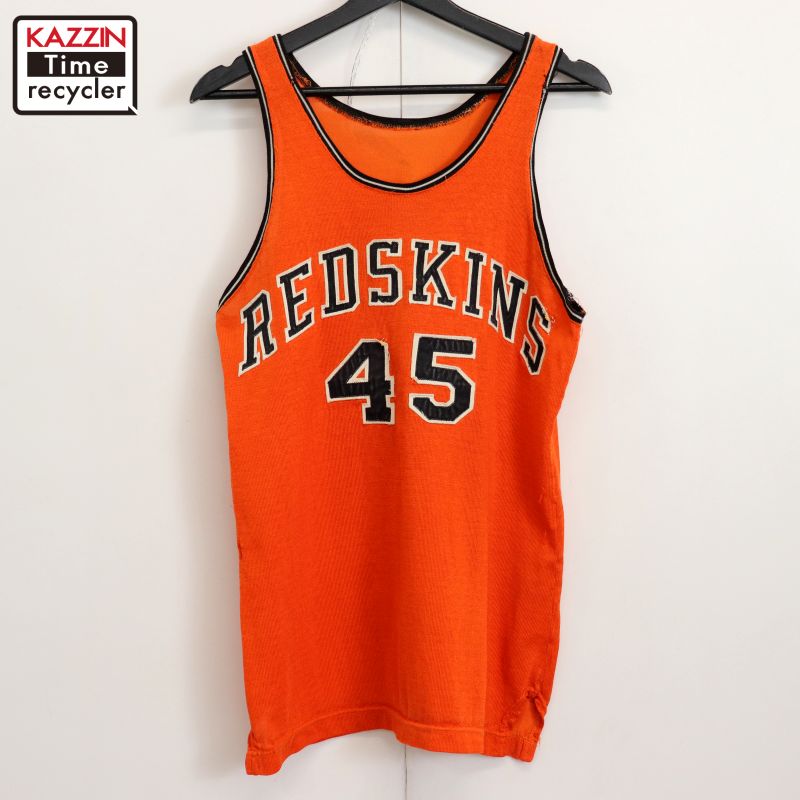 楽天Vintage古着屋 KAZZINTimerecyclerP10倍! 70s ヴィンテージ Rawlings ゲームジャージ ユニフォーム 古着 ★ メンズ 表記40サイズ オレンジ