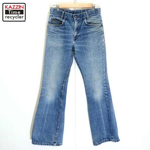 エントリーでP10倍! 【中古】70s ヴィンテージ ビッグスミス BIGSMITH フレア デニムパンツ 古着 メンズ XLサイズ相当 ビッグサイズ オーバーサイズ ブルー エントリーでP10倍! 【中古】70s ヴィンテージ ビッグスミス BIGSMITH フレア デニムパンツ 古着 メンズ XLサイズ相当 ビッグサイズ オーバーサイズ ブルー