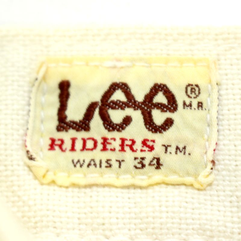 【中古】70s ヴィンテージ リー Lee フレアパンツ 古着 メンズ XLサイズ相当 ビッグサイズ オーバーサイズ ホワイト