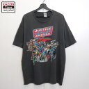 【中古】00s スパイダーマン Spider-Man 半袖Tシャツ 古着 メンズ XLサイズ相当 ビッグサイズ オーバーサイズ チャコール