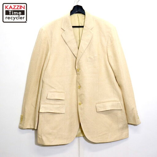 【中古】80s ヴィンテージ ラルフローレン RALPH LAUREN テーラードジャケット 古着 メンズ Lサイズ相当 ベージュ 【中古】80s ヴィンテージ ラルフローレン RALPH LAUREN テーラードジャケット 古着 メンズ Lサイズ相当 ベージュ