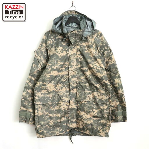 【中古】00s USA製 U.S.AIR FORCE デジタルカモ ECWCS ミリタリージャケット 古着 メンズ XLサイズ相当 ビッグサイズ オーバーサイズ グレー 【中古】00s USA製 U.S.AIR FORCE デジタルカモ ECWCS ミリタリージャケット 古着 メンズ XLサイズ相当 ビッグサイズ オーバーサイズ グレー