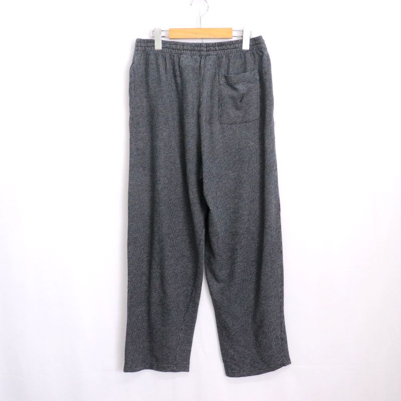 【中古】00s ノーティカ NAUTICA 千鳥格子 パジャマ ネル イージーパンツ 古着 メンズ 表記Mサイズ グレー