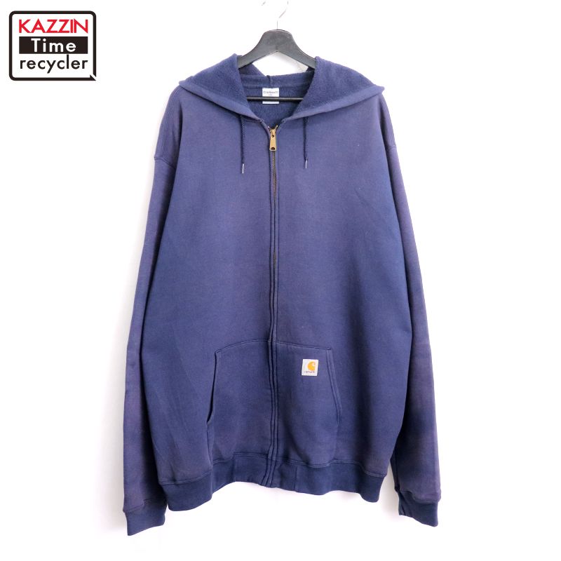 Carhartt ネイビー フード付き ジップアップジャケット 楽天市場】CARHARTT(ブランドカーハート・スタイル(パーカー