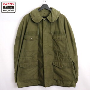 【中古】60s USA製 ヴィンテージ U.S.AIRFORCE キャトル ミリタリージャケット 古着 メンズ XLサイズ相当 ビッグサイズ オーバーサイズ オリーブグリーン