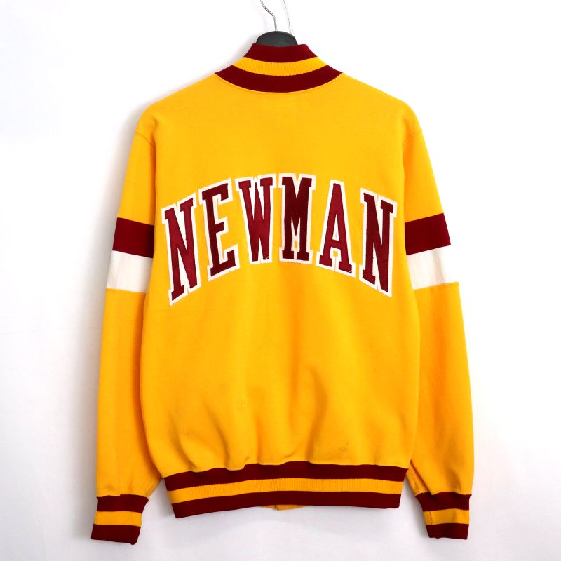 P10倍! 【中古】60s USA製 ヴィンテージ アスレチック トラックジャケット 古着 メンズ Mサイズ相当 イエロー