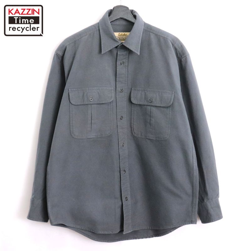 XL★古着 カベラス 長袖 シャツ メンズ 00年代 00s 大きいサイズ ロング丈 オックスフォード コットン 青緑 23dec13 中古 トップス XL☆古着 カベラス 長袖 シャツ メンズ 00年代 00s 大きいサイズ 緑系