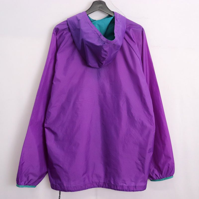 【中古】90s ヴィンテージ シエラデザインズ SIERRADESIGNS アノラック プルオーバー パッカブル ナイロンジャケット 古着 メンズ 表記XLサイズ パープル