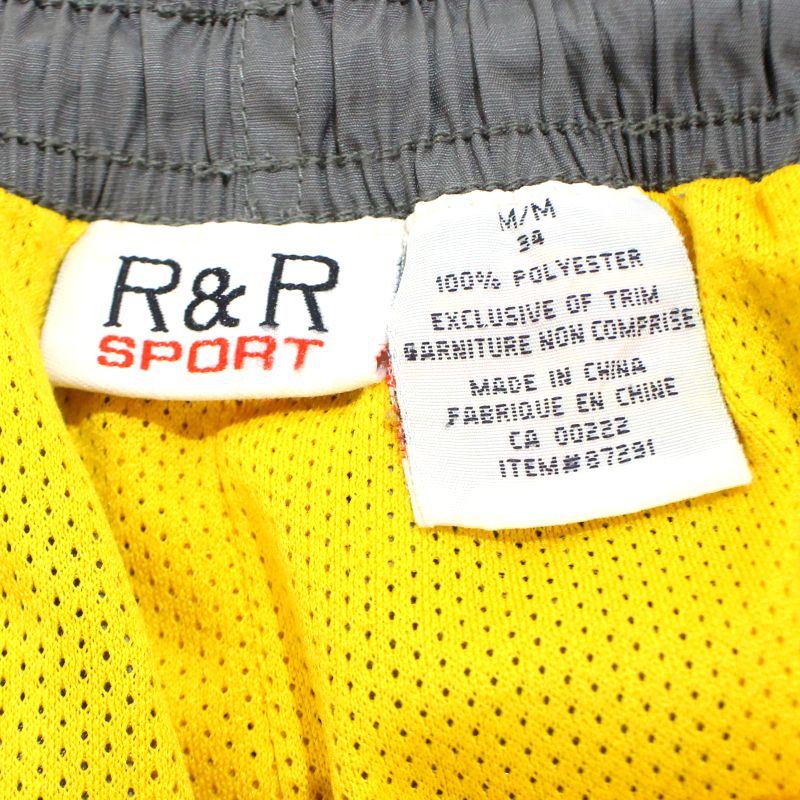 【中古】00s サイドライン イージー トラックパンツ 古着 メンズ Lサイズ相当 グレー