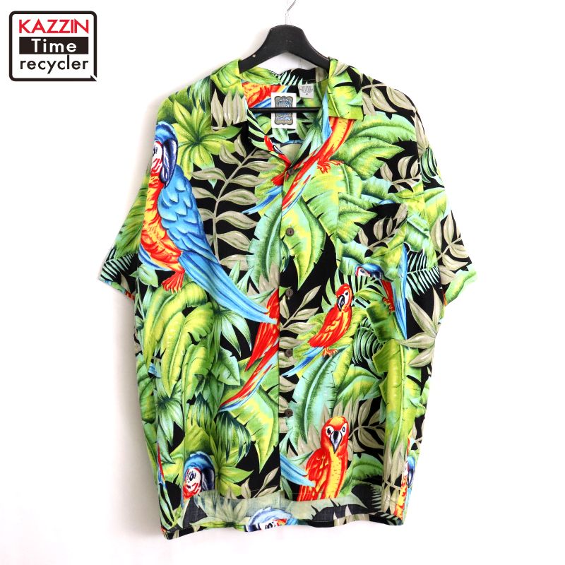 【250714】90年代 ヴィンテージ vintage ハワイアンシャツ マルチカラー 中古品 USED #XL アメカジ