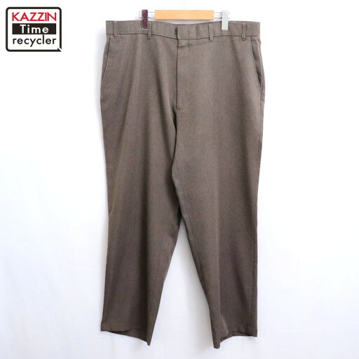 【中古】90s ヴィンテージ リーバイス Levi's アクション スラックスパンツ 古着 メンズ XLサイズ相当 ビッグサイズ オーバーサイズ ブラウン 【中古】90s ヴィンテージ リーバイス Levi's アクション スラックスパンツ 古着 メンズ XLサイズ相当 ビッグサイズ オーバーサイズ ブラウン