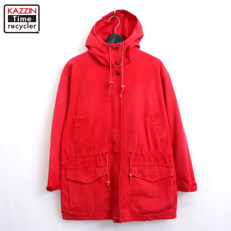 楽天Vintage古着屋 KAZZINTimerecycler【中古】90s ヴィンテージ エディー・バウアー Eddie Bauer コットン ジャケット 古着 レディース 表記Mサイズ レッド