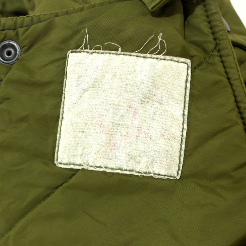 【中古】90s ヴィンテージ カナダ軍 中綿 IECS オーバーオール 古着 メンズ XLサイズ相当 ビッグサイズ オーバーサイズ オリーブグリーン