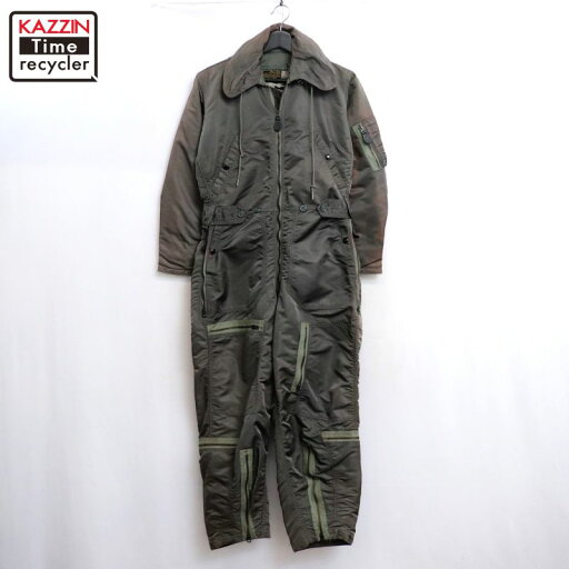 【中古】50s USA製 ヴィンテージ U.S.AIR FORCE CWU1/P つなぎ 古着 メンズ 表記S-Sサイズ グリーン 【中古】50s USA製 ヴィンテージ U.S.AIR FORCE CWU1/P つなぎ 古着 メンズ 表記S-Sサイズ グリーン