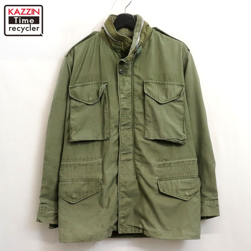 P10倍! 【中古】60s USA製 ヴィンテージ U.S.ARMY M-65 フィールド 2nd ミリタリージャケット 古着 メンズ Mサイズ相当 オリーブグリーン