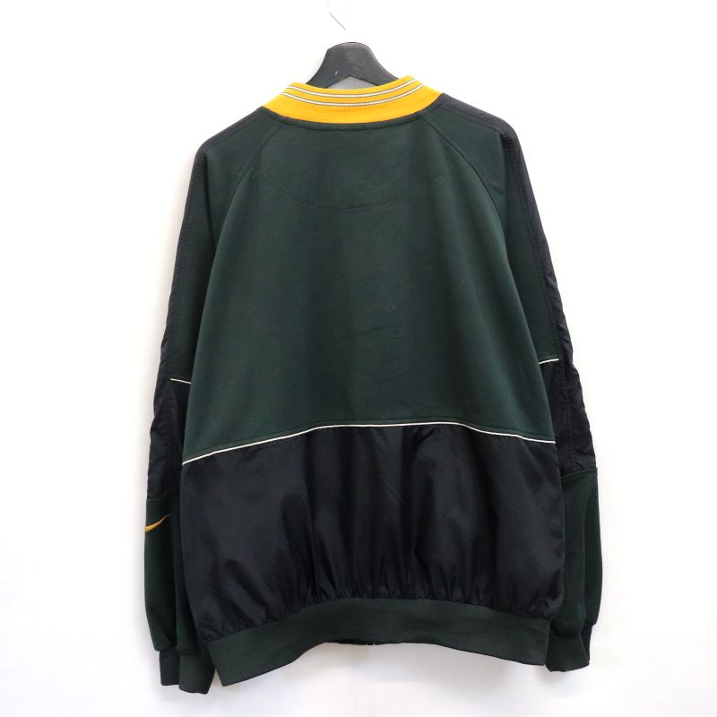 Vintage古着屋 KAZZINTimerecyclerの【中古】90s ヴィンテージ ナイキ NIKE コットン ジャケット 古着 メンズ 表記XLサイズ グリーン｜アングル2