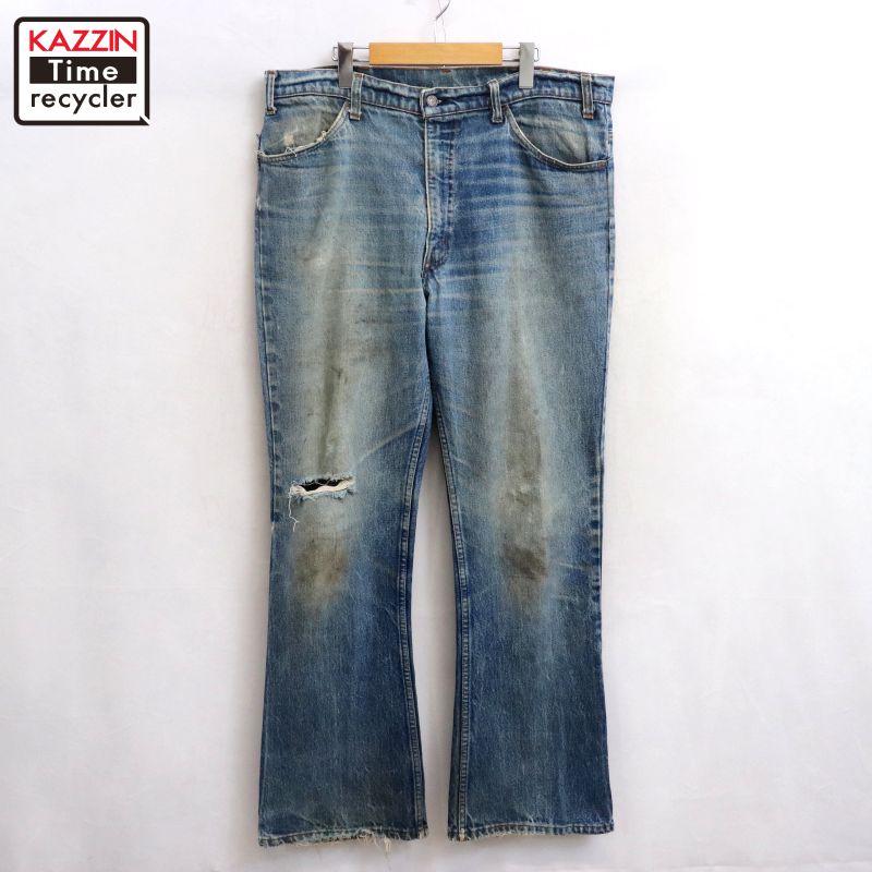 【中古】80s ヴィンテージ リーバイス Levi's 646 デニムパンツ 古着 メンズ 表記38×34サイズ ブルー