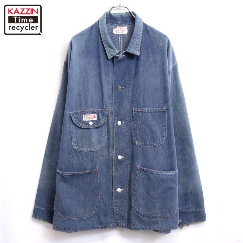 50s カバーオール ビンテージ BLUETOP 50s カバーオール - Denim