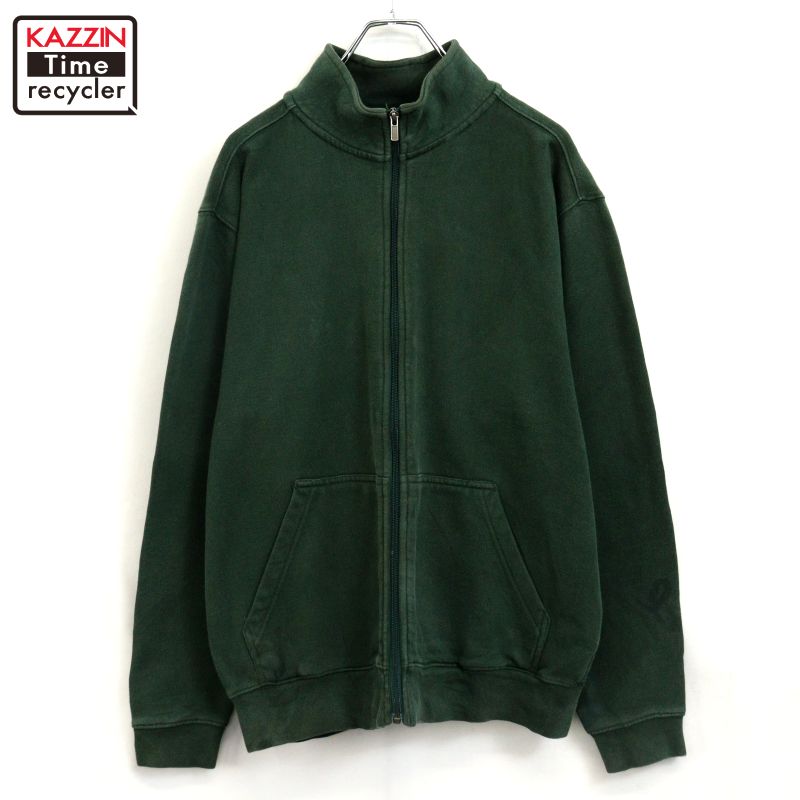 Rakuten - 【中古】00s エルエルビーン L.L.Bean ジップアップ スウェット トレーナー 古着 メンズ 表記Mサイズ グリーン