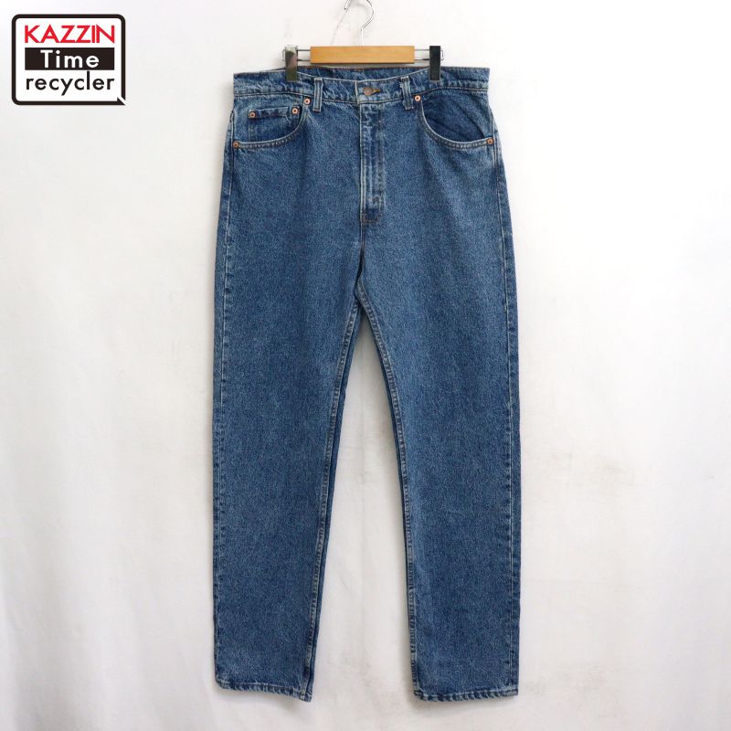 Rakuten - 【中古】90s USA製 ヴィンテージ リーバイス Levi's 505 デニムパンツ 古着 メンズ 表記W36 L33サイズ ブルー