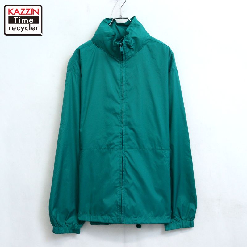 Rakuten - 【中古】00s エディー・バウアー Eddie Bauer EBTEK パッカブル ナイロンジャケット 古着 メンズ 表記Lサイズ エメラルドグリーン