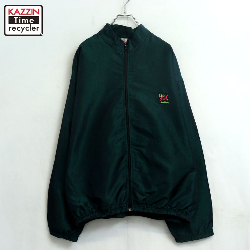 Rakuten - 【中古】80s USA製 ヴィンテージ サーフスタイル SURFSTYLE ナイロンジャケット 古着 メンズ 表記one sizeサイズ グリーン
