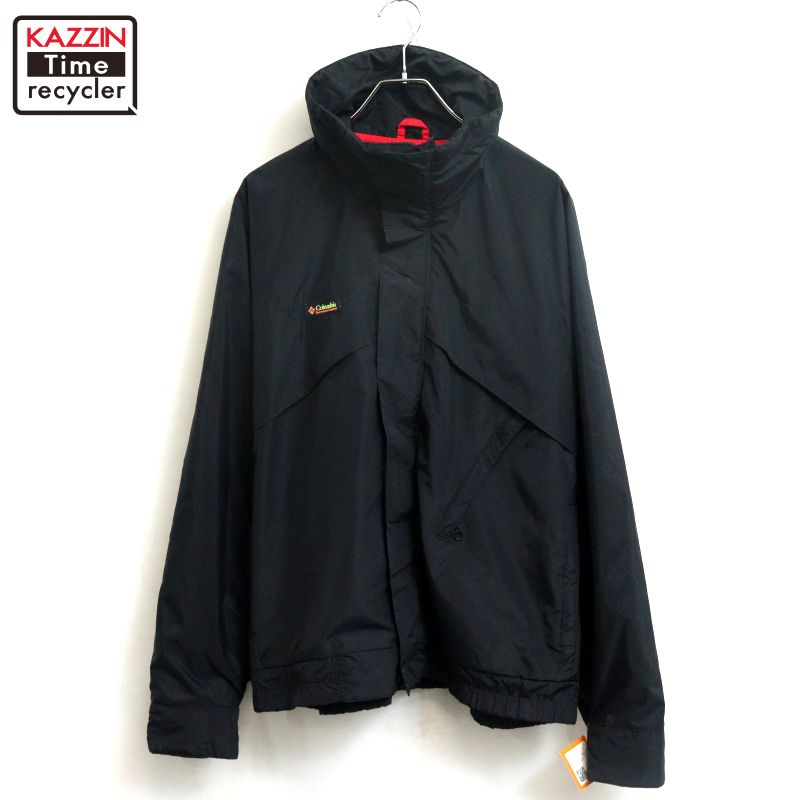 乐天商城 - 【中古】80s ヴィンテージ コロンビア Columbia ナイロンジャケット 古着 メンズ 表記Mサイズ ブラック