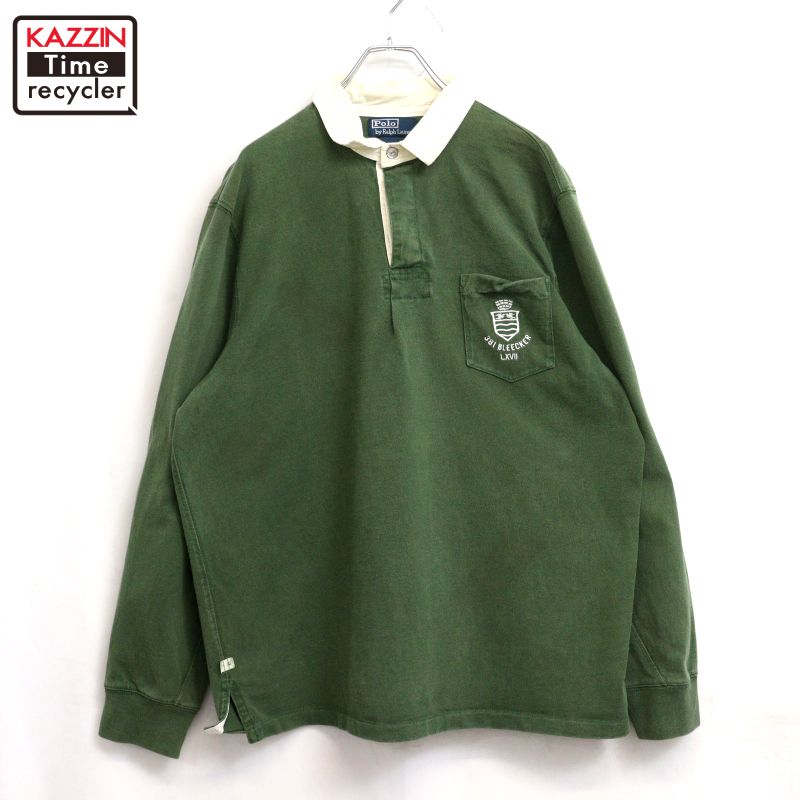 楽天市場】ラルフローレン ラガーシャツ（カラーグリーン）（メンズ