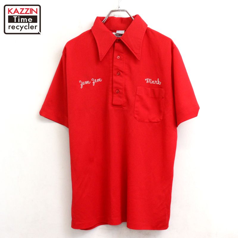 楽天市場】ボーリングシャツ（カラーレッド）（メンズファッション）の通販