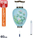 【ポイント5倍】盆提灯 盆ちょうちん お盆提灯『吊り提灯 中尺 黒【LEDローソク灯付】お盆セール』初盆 新盆 提灯 岐阜(お盆 灯篭 新盆飾り 仏具 初盆飾り...