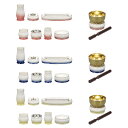 【全品ポイントアップ】仏具 セット『美濃焼 花輪7点セット+りん台3点セット』( 仏具セット ミニ仏壇 浄土真宗 浄土宗 お膳 仏膳 線香差し 線香たて モダン...