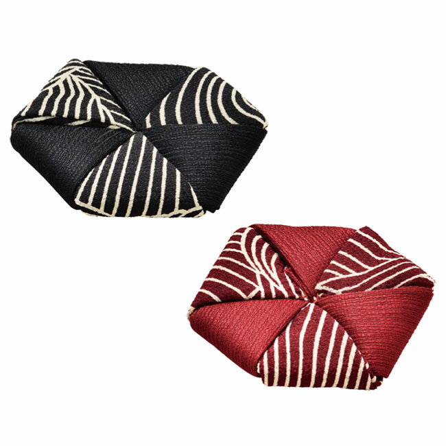 【ポイント5倍+クーポン】仏具 『おりん布団 のすーる 六角布団 薄型タイプ 2.5寸 2色（ブラック・エンジ）』[仏壇 座布団 ふとん フトン おりん 鈴 鐘 かね] (りん リン布団 法事 お仏壇 りん布団 リン 仏壇用 お鈴 法要 グッズ 小物 仏具用品 単品 仏事)(3)