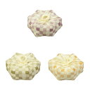 【全品ポイントアップ!】仏具 『おりん布団 めぐる 六角布団 4号 3柄(市松柄藤・市松柄利休・市松柄黄)』[仏壇 座布団 ふとん フトン おりん 鈴 鐘 かね...