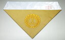 【全品ポイントアップ】仏具 『三角打敷【新金 紋入】 50代』(仏壇 浄土真宗 布 法事 仏壇仏具 お仏壇 敷物 仏壇用 お彼岸 法要 法事用 飾り 彼岸仏事 ...