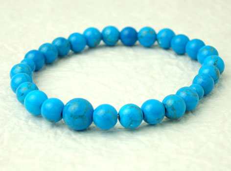 数珠 念珠・腕輪・ブレストルコ石(染) 7mm 【楽ギフ_包装】【楽ギフ_のし宛書】(お彼岸 彼岸 法要 法事 仏壇用 仏壇用品 仏事 仏事用 仏具 お数珠 お...