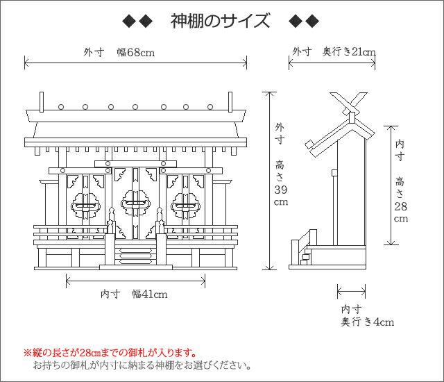 【エントリーでP6倍★27日1:59まで】 神棚・神具 『片屋根三社（木曽ひのき製）』【h3】( 棚板 尾州 桧 檜 ヒノキ 国産 板 神社 初詣 合格祈願 お札 木製 オシャレ 三社 神道 おしゃれ )