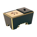 【マラソンP5倍】【寺院用仏具】 角香炉 黒塗渕金塗 幅8寸 ( 神社 送料無料 寺院 お寺 寺 寺院用品 寺用仏具 寺院仏具 香炉 廻し香炉 角香炉 黒 寺院...