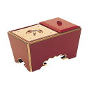 【マラソンP5倍】【寺院用仏具】 角香炉 朱塗渕金箔押 幅6寸 ( 神社 送料無料 寺院 お寺 寺 寺院用品 寺用仏具 寺院仏具 香炉 廻し香炉 角香炉 朱 金...