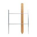 【ポイント5倍】墓用塔婆立 3本立 アルミ製 (幅45cm) ( 塔婆たて 塔婆立て 墓 卒塔婆 送料無料 寺院 お寺 寺 墓参り 塔婆立 寺院用品 供養 法事...