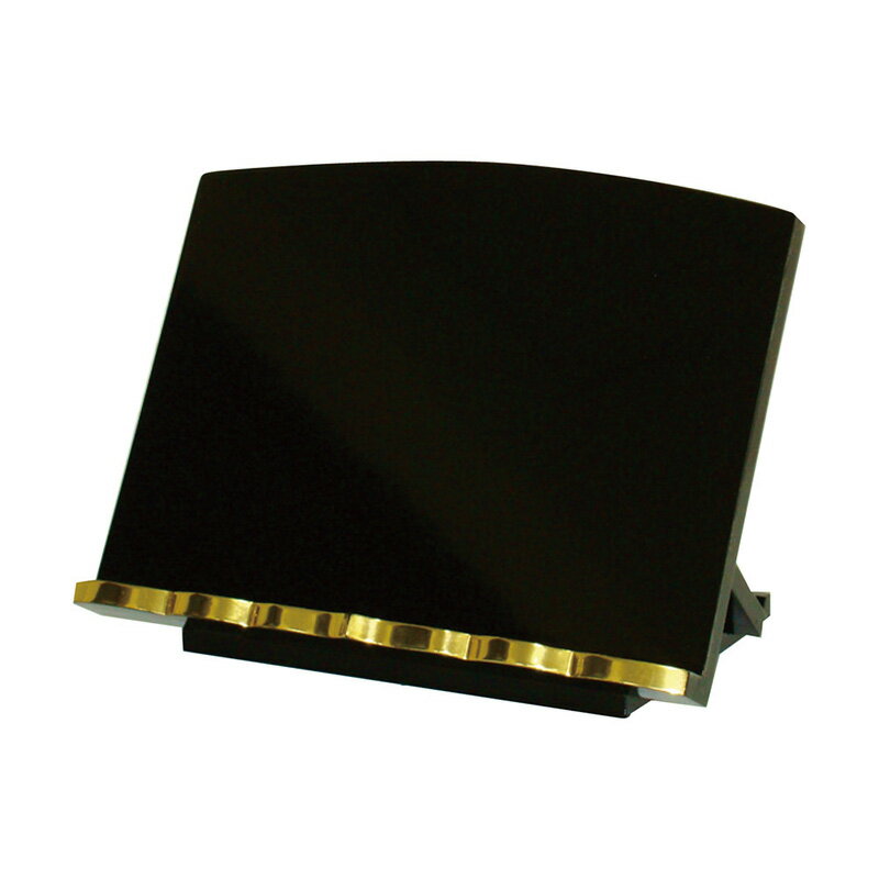 Rakuten - 【マラソンP5倍+クーポン】 【寺院用仏具】 在家用略式見台 1尺 幅30cm 黒塗面金箔押 日本製 ( 過去帳台 略式 見台 導師 寺 お寺 寺用 寺院 寺院仏具 導師 僧侶 送料無料 )
