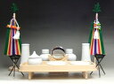 【全品ポイントアップ】神棚・神具 『神具セットC <大>』 ( 陶器製 トウキ とうき 皿 白 お供え お祭り お祀り 国産 神社 初詣 合格祈願 神具セット ...